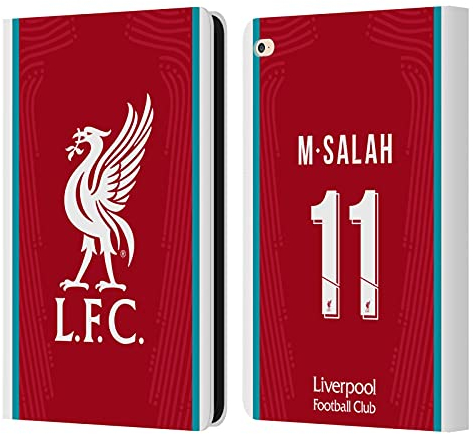 Head Case Designs Offizielle Liverpool Football Club Mohamed Salah 2020/21 Spieler Home Gruppe 1 Leder Brieftaschen Handyhülle Hülle Huelle kompatibel mit Apple iPad Air 2 (2014)