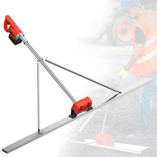 AALGO Kit Vibratorio Solado Hormigón Herramienta Acabado Hormigón Power Screed Máquina Vibratoria para Acabado Cemento Y Solado Velocidad 3000-6000RPM