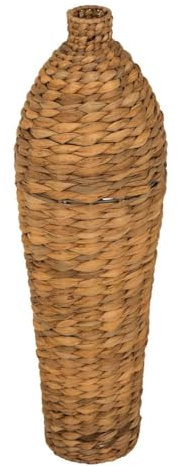 Atmosphera - Vase Percy Fibre végétale Beige h58cm
