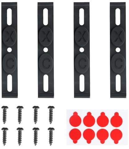 Naseom Kennzeichenhalter Rahmenlos, Universal Nummernschildhalter mit Klebesicherung, Set für 2 Kennzeichen, Nummernschildhalter für Österreich und Deutschland [legal und universell]