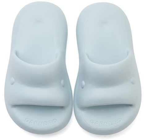 Vunavueya Femme Claquette Chaussures Chaussons de Piscine Plage Homme Pantoufles Maison d'été Antidérapant Sandales Plastique de Bain Bleu Sky 38/39 EU