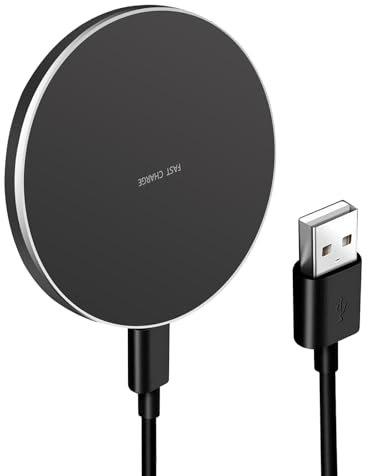 Wireless Charger, 15W Handy Induktionsladegerät, Schnellaufladung Kabelloses Ladegerät, Ladegerät Induktiv für Samsung Galaxy iPhone Huawei Xiaomi(Netzadapter Nicht enthalten)