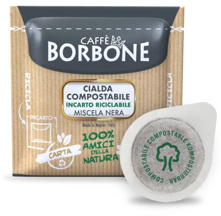 Caffè Borbone Cialda Compostabile, Miscela Nera - 300 Cialde - Sistema ESE - 300 pz (2x150 pz)