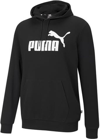 Puma ESS Big Logo Hoodie TR Pull Homme, Noir, S