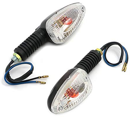 Frecce Moto Indicatore di direzione for moto Indicatore luminoso adatto for BMW R1100GS R1100R R1150GS R1150 Adventure ADV R 1100 1150 GS R Lampeggiante anteriore/posteriore Frecce (Color : Transpare