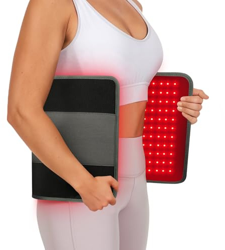 Comfytemp 24’’ x 12’’ Red Light Therapy Pad for Body, FSA Eligible HSA Wearable Near Infrared Light Wrap, 660nm & 850nm Light Pad for Back Joint Muscle, Gifts for Mom Women Men