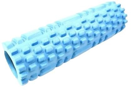NihaoWXM skumrulle skumrulle, yogapelare, gym, träningsövningar, ryggmassagerulle, yogattegel, motionsutrustning för rygg, ben (25 x 7 cm–01)