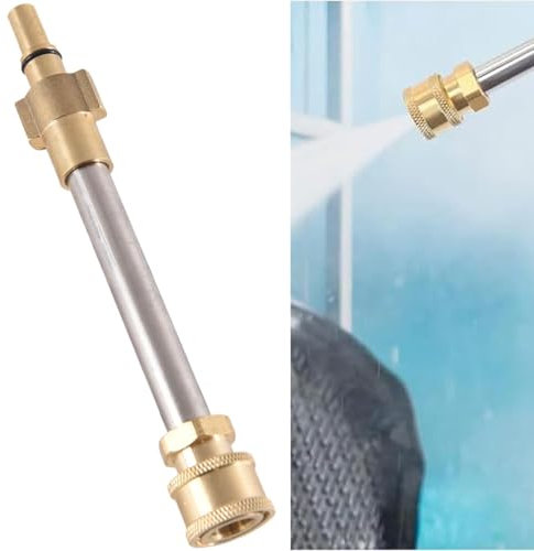 Varilla de extensión para limpiadores de alta presión, adaptador para pistola y lanza de espuma de nieve, compatible con Bosch AQT - 1/4'' Quick Connect Fitting