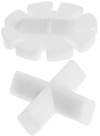 PRETYZOOM 2 Piezas Barras Agitadoras Magnéticas de Laboratorio de Diseño Cruz y de Recubrimiento Ptfe Resistente para Mezcladores Magnéticos Entornos Científicos