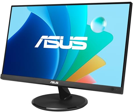 ASUS Eye Care VP227HF - 22 Zoll Full HD Monitor - 100 Hz, 1ms MPRT, AdaptiveSync, GamePlus - 10-bit VA Panel, Vesa 100x100, 16:9, 1920x1080, HDMI, D-Sub