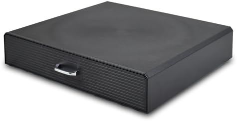 Deflecto Coffee Capsule Drawer compatible with Nespresso original, Dolce Gusto, K-cup capsules - holds up to 30 coffee pods