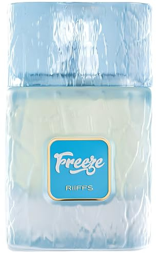 Riiffs Perfumes Freeze - Fresh, Icy, Musky - Extracto de Parfum Long Lasting Fragrance for Unisex, 3.4 onzas / 100 ml