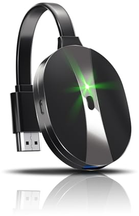 AIMIBO 4K 5G Adattatore Display Wireless per Smartphone, Tablet, Laptop, HDTV, Monitor e Proiettore - 3 Modalità di Mirroring Adapter, Dongle HDMI Wireless per i*OS, Android, Windows, mac*OS