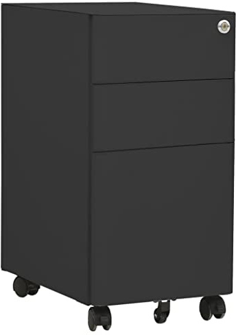 Genérico Armario archivador móvil Acero Antracita 30x45x59 cm,Mobiliario,Armarios y Almacenamiento,Armarios archivadores,335985