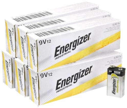 Energizer Industrial 9V Size - 72 Pack