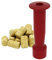 Browin® 650003 Kit de bouchage de vin : Marteau-Bouchon + 10 Bouchons en liège pressé Naturel en Plastique, Bois, Rouge