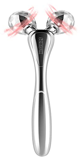3D-Gesichtsmassagegerät, Körperabnehmer-Roller, Gesichtsroller, 3D Gesicht Roller Massage Gesichtslifting Massager, formend, straffer, Anti-Falten, Muskelentspannung, 360° Rotationsmassageroller