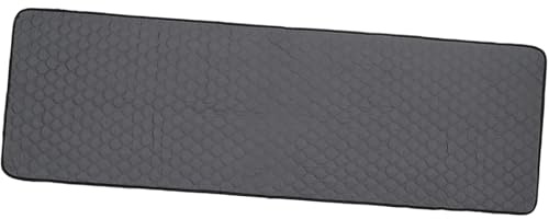 perfk Electric Heating Pad, Heated Sleeping Mattress with Storage Bag, Winter Electric Blanket for Cold Weather Camping, The, Black and Gray