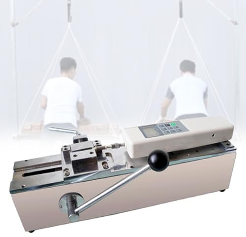 YXZQLOZ Medidor de Fuerza de vaivén Digital Medidor de Fuerza de vaivén Digital Horizontal Manual Medidor de Fuerza de vaivén Digital 500N