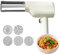 Electric Pasta Maker Handheld, 40W Portable Pasta Machine with 6 Pasta Discs, Automatic Manual Homemade Noodle Maker, for Spaghetti Lasagna Fettuccine