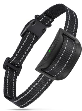 Animavira Anti Bark Collar for Dogs, Adjustable Bark Collar for Small Medium Large Dogs, Anti Barking Device & Dog Barking Deterrent for Training & Behaviour Support