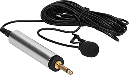 Kikumi Professionell Kondensatormikrofon Lavalier Lapel Mikrofon Instrument Mikrofon med Klämma för Gitarr Sax Trumpet Violin Piano