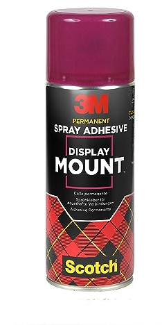 Scotch DisplayMount - 1 Dose - 400ml - Permanenter Mehrzweck-Sprühklebstoff, für Hochleistungsanwendungen