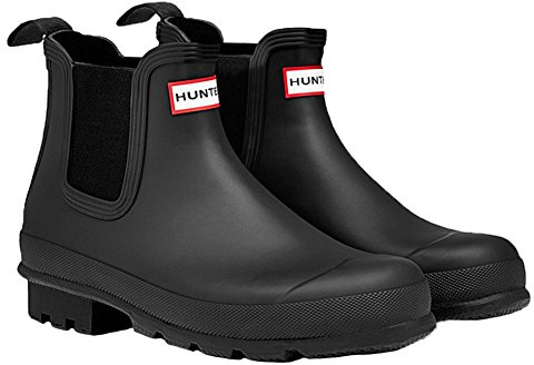 Hunter Uomo Original Dark Sole Chelsea Boots, Nero, 44