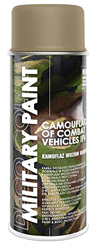 Deco Color 1 Stück 400ml Militär Army Militärlack Lackspray Nato Farbe wählbar (sandhell RAL 1019)