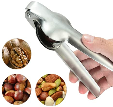 iPobie Pinza per Schiaccianoci,Schiaccianoci in Acciaio Inox Pinze per Castagne Noci Utensili da Cucina
