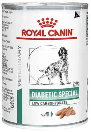 Royal Vet Canine Diabetic SPAL Low Caja 12X410GR, Negro, Mediano, 4920