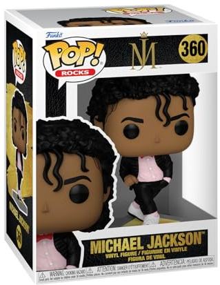 Funko POP! Rocks: Michael Jackson - (Billie Jean) - Samlarobjekt Vinylfigur - Presentidé - Officiell Merchandise - Leksaker för Barn & Vuxna - Musikfans - Modellfigur för samlare och utställning