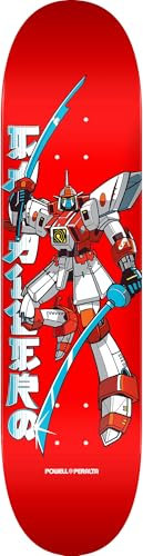 Powell Peralta Steve Caballero Gundam Skateboard-Deck, 21 x 81,2 cm, Rot