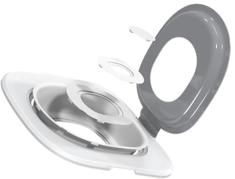 Allenatore per WC per gatti 5th Generation - Kit di addestramento per il bagno di gatto riutilizzabile | Trainer che può essere utilizzato come sedile WC igienico e rimovibile, per