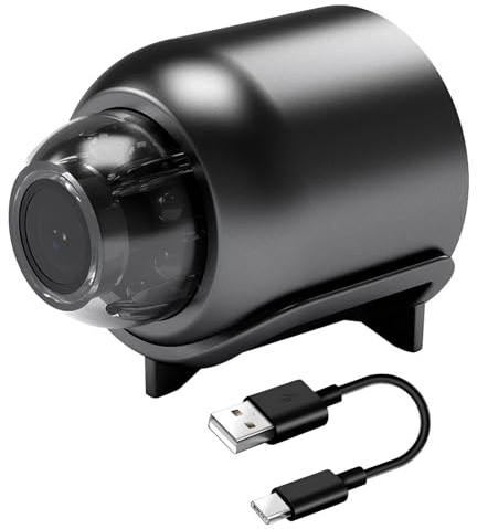 OddMart Mini WiFi Camera, 1080P HD Mini Camera Home Security Surveillance Cam Micro Nanny Cam with Night Vision Motion Detection APP Control for Home Office Store Warehouse Indoor