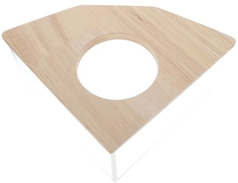 Kichvoe Bañera Transparente para Hámster Multifunción Arena, Baño de Arena para Chinchilla y Roedores Pequeños, Caja de Baño Segura Bordes Lisos para Mascotas Domésticas
