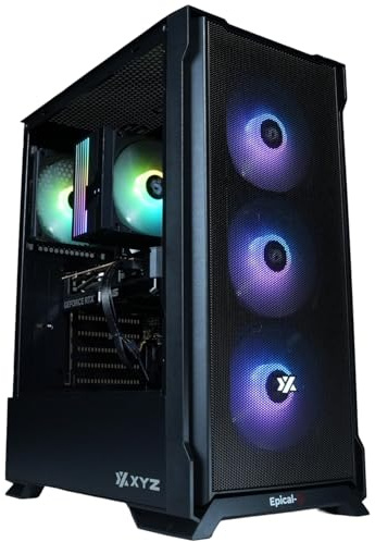 Epical-Q Ordenador sobremesa Gaming Pelanx AMD Ryzen 5 5500, 16GB, 500GB SSD NVME, RTX 3050 + Windows 11 Pro