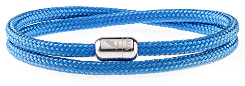 Wind Passion Pulsera Hombre Paracord Mujer Cuerda Náutica Hecha a Mano Magnética Surfera Verano Cordón Regalo Navidad