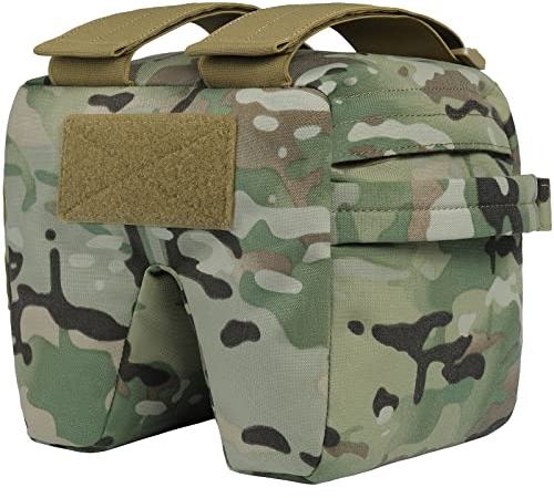OneTigris Support de Tir Tactique – Sac de Repose-Fusil Rempli, Support Avant pour Armes, Coussin de Tir Stable pour Chasse, Tir Sportif et Entraînement