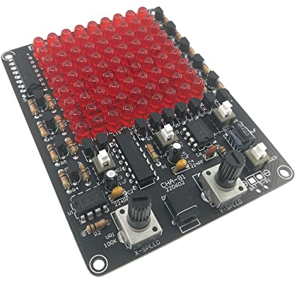 PZMYJB Elektronischer Bausatz mit losen Teilen LED-Jagd-Bausatz Fun-Elektronik Verschiedene Blinkeffekte Steuerbare Bewegungsrichtung Geschwindigkeit