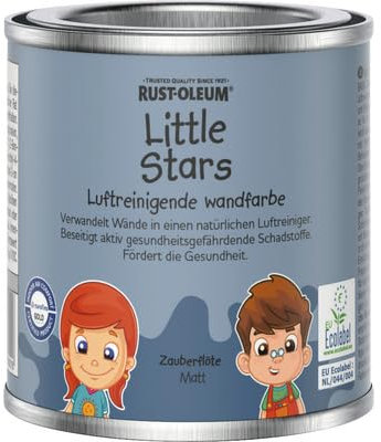 Rust Oleum Little Stars Wandfarbe Kinderzimmerfarbe luftreinigend 2,5L für Innen (Zauberflöte)