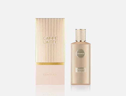 Caffe Latte Khadlaj Parfumes Extrait de parfum pour homme et femme Amande Caramel Ambre Vanille 100 ml Parfum gourmand