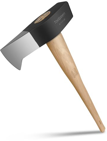 Splitting Maul- Wood Splitter Maul 6 1/2 lbs Head- Heavy Duty Wood Splitter Axe with 36 ergonomics Hickory Handle for Hardwood，Campfires，Firewood(36inch Splitting Maul)
