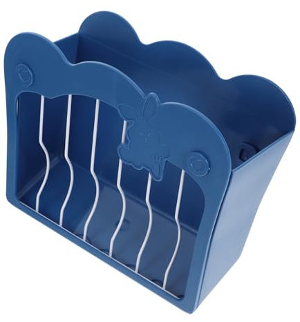Toddmomy Bunny Feeder Rabbit Hay Dispenser Guinea Pig Feeder Rack Straw Bedding Storage Holder for Small Pets