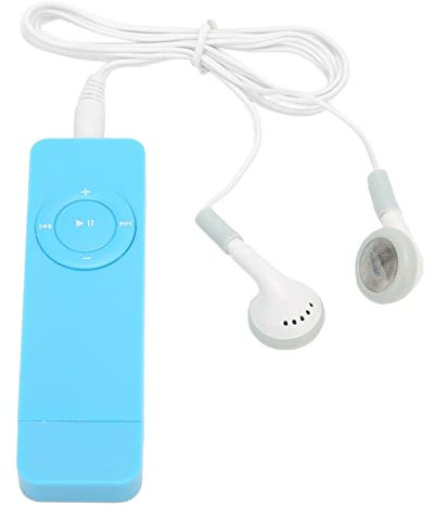 MP3 Music Player, Pocket MP3 Player, Lossless Sound Portable Music Player Digital Audio Player for Students Running Travel, Support Up to 64GB(Not Included) (Blue)