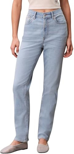 Calvin Klein dam Jeans Eu New Mom Jean Blue Rain Lv047e618g
