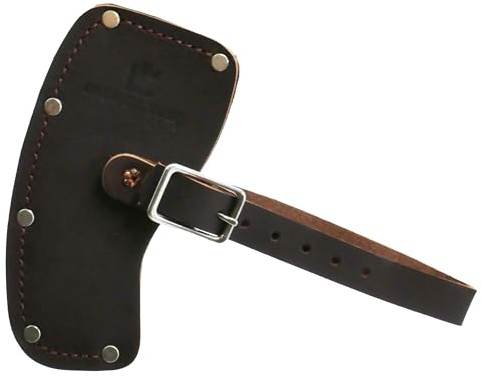 COUNCIL TOOL Leather Sheath - Velvicut Dayton Felling Axe Bit Cover, Made in the USA - AM-SHEATH07