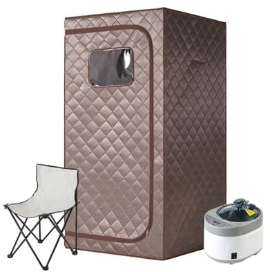 Sauna portable, Sauna à vapeur Portable for 2 personnes, tente de Sauna, fusée, Kit de Sauna for la maison, Spa grand espace for tout le corps, 1 pièce, cuiseur vapeur de 4l