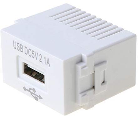 Nucelit 2,1 A laddningspanel eluttag strömomvandlare 128 typ 220 V till 5 V 1 A USB-gränssnitt adapter växelmodul LED-ljusadapter
