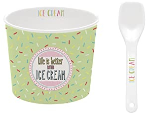 Easy Life 083ONF4 Eisschale, Porzellan